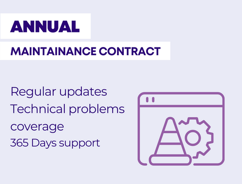 Annual Maintenance Contract for Regular Websites
